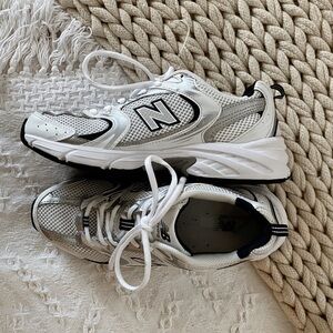 New Balance 530 White with Natural Indigo